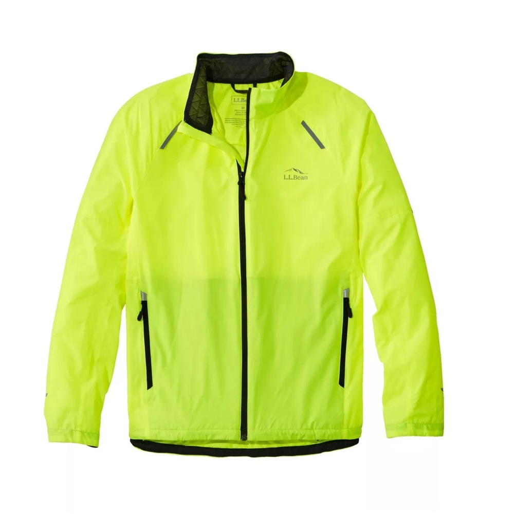 L.L.Bean Neon Yellow Bean Bright multi sport jacket